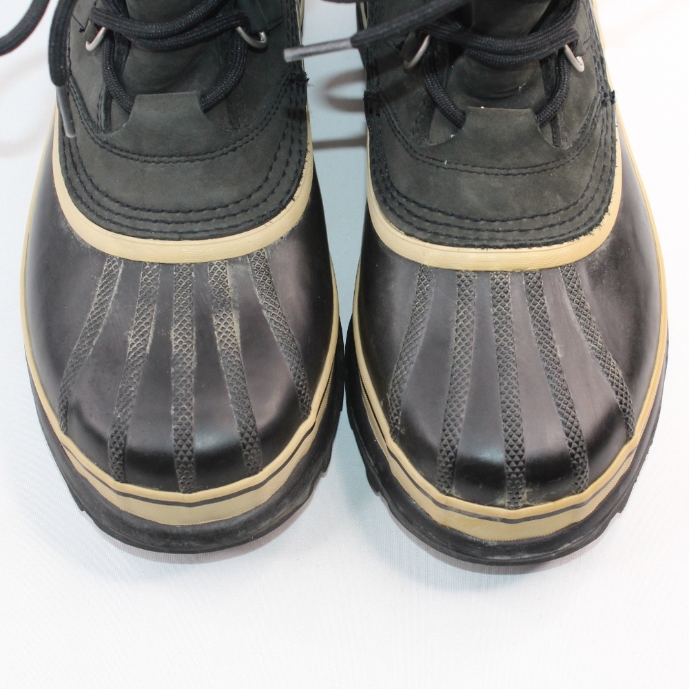 Sorel Gray Suede Waterproof Caribou Snow Duck Boot #136 - Picture 8 of 8